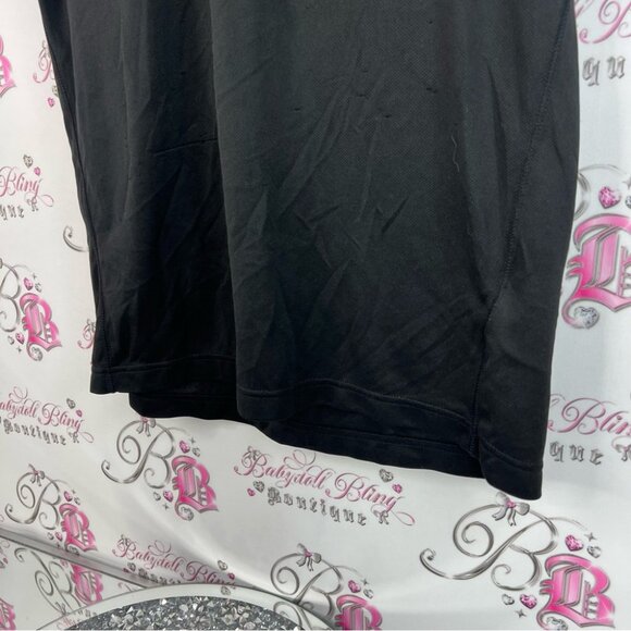 Adidas tshirt tee silver Black Short Sleeve Tee stretchy comfy sporty - Picture 3 of 9